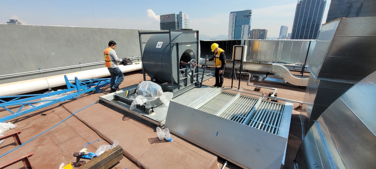 Instalación de ventiladores